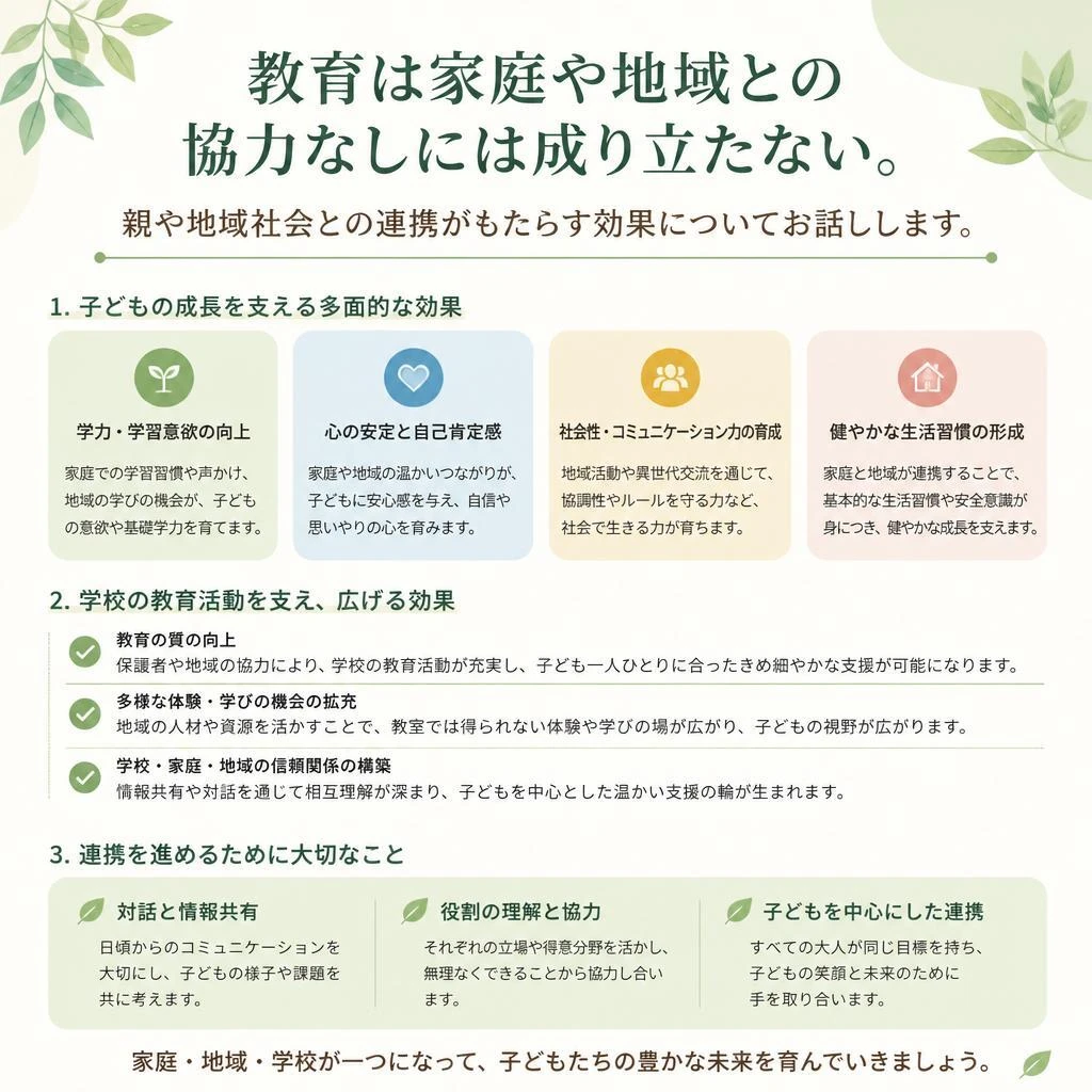 4. 親と地域との連携
