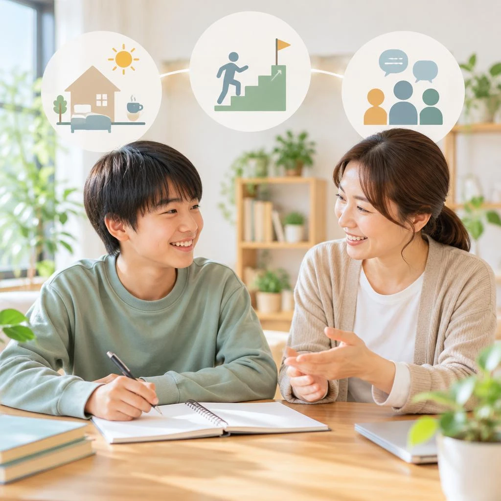 今を土台に、将来への一歩を一緒に考える